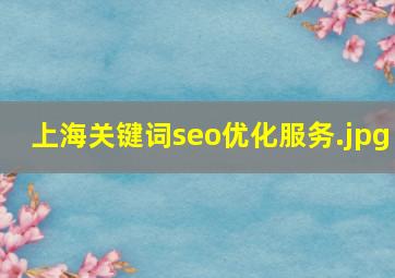上海关键词seo优化服务