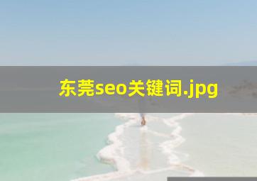 东莞seo关键词