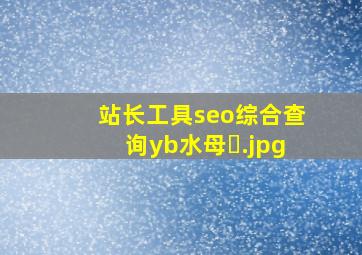 站长工具seo综合查询yb水母�