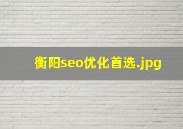 衡阳seo优化首选