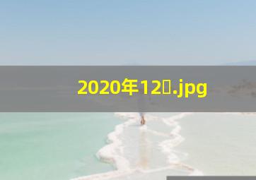 2020年12�