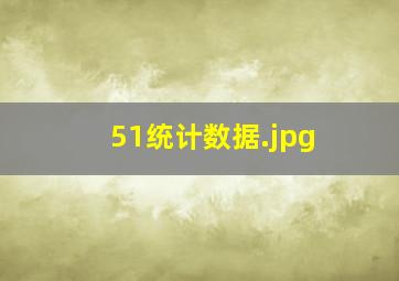 51统计数据