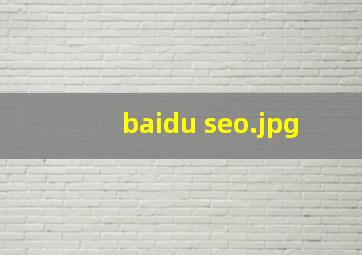 baidu seo