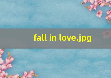 fall in love