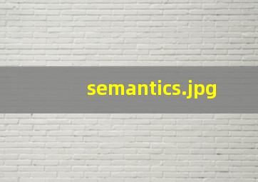 semantics