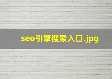 seo引擎搜索入口
