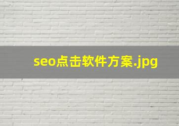 seo点击软件方案