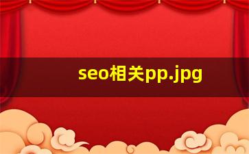 seo相关pp