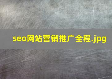 seo网站营销推广全程